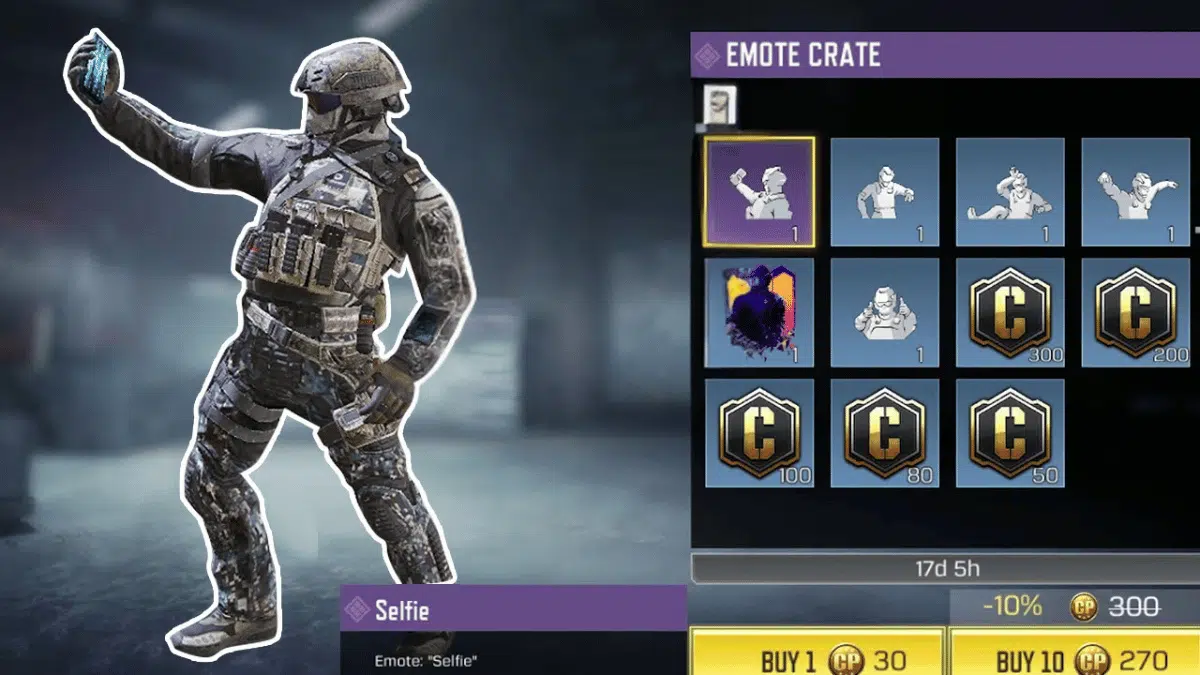 How to equip emotes in Call of Duty Mobile